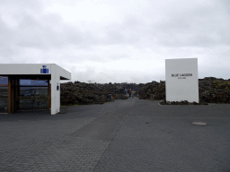Entrance to the Blue Lagoon geothermal spa at the Nordurljosavegur road