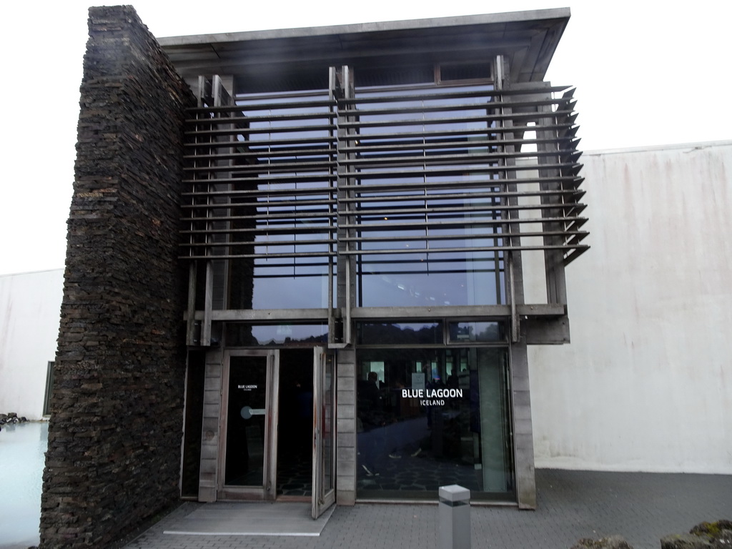 Front entrance of the Blue Lagoon geothermal spa