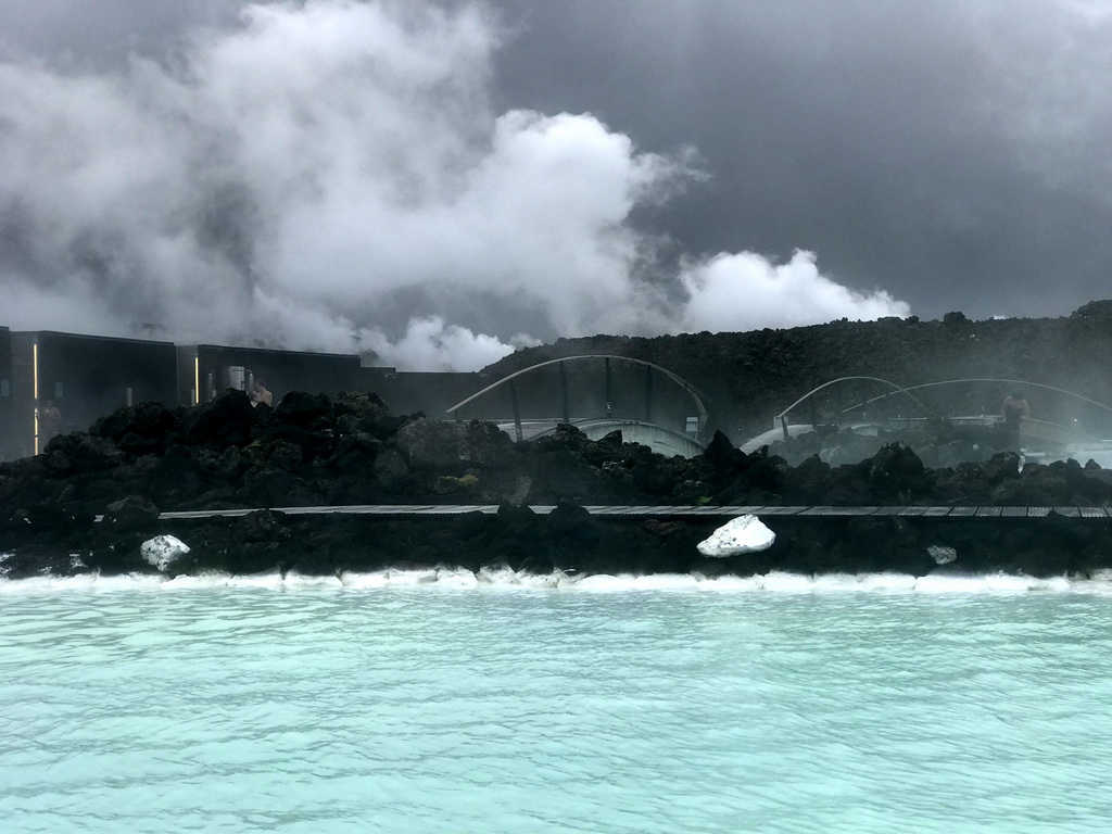 Bridges at the Blue Lagoon geothermal spa