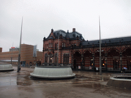 East front of the Groningen Railway Station, viewed from the Stationsweg street