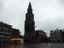 The Martinikerk church and the Martinitoren tower at the Grote Markt square