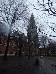 The Martinikerk church, the Martinitoren tower and the Martinikerkhof square