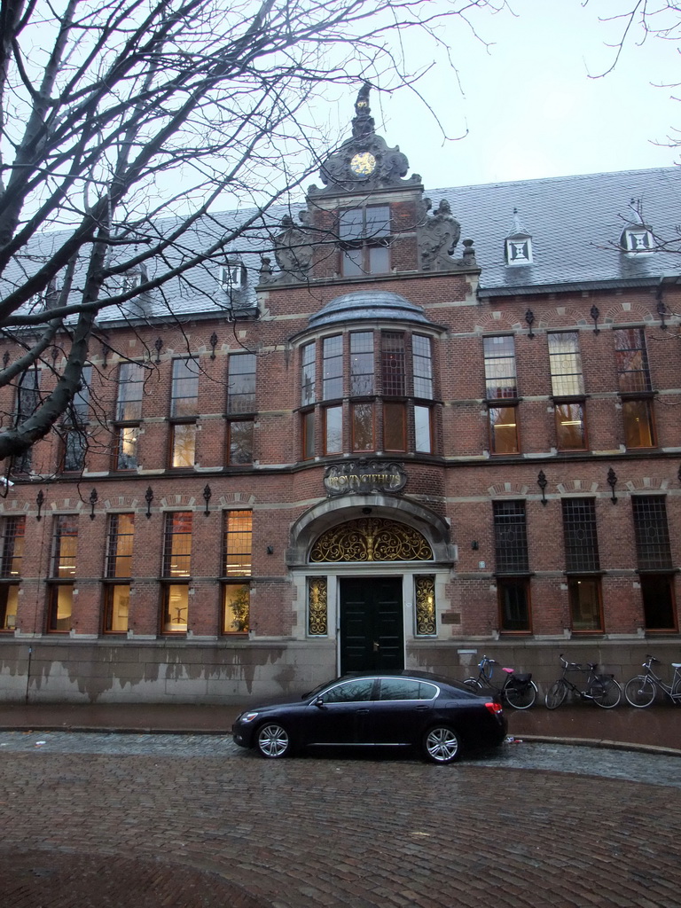 Front of the Provinciehuis building, at the Martinikerkhof square