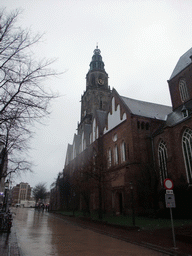 South side of the Martinikerk church and the Martinitoren tower