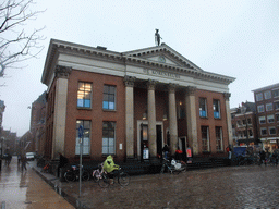 Front of the Korenbeurs building at the Vismarkt square