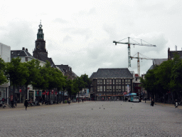 The Vismarkt square and the Martinitoren tower