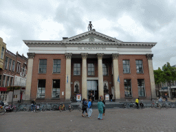 Front of the Korenbeurs building at the Vismarkt square