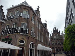 Buildings at the east side of the Broerstraat street