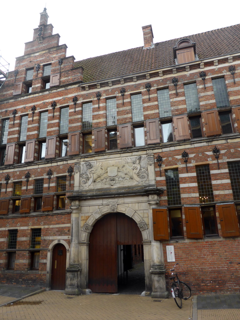 Front of the Theology building of the Groningen University at the Oude Boteringestraat street