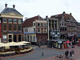 Pubs at the south side of the Grote Markt square, viewed from the stage of the tourist information center