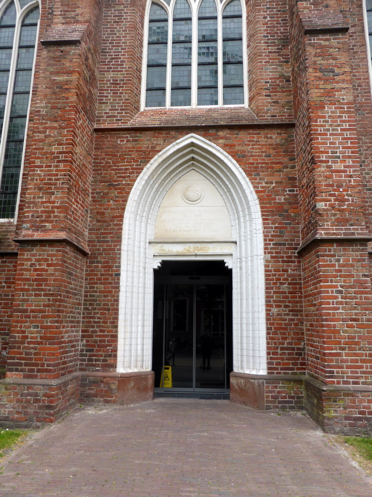 South entrance to the Martinikerk church at the Martinikerkhof square