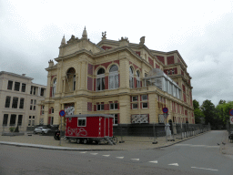 Front of the Stadsschouwburg Groningen theatre at the Turfsingel street