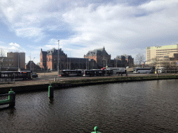 The Verbindingskanaal canal and the Groningen Railway Station