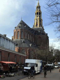 Northeast side of the Der Aa-kerk church at the Akerkhof square