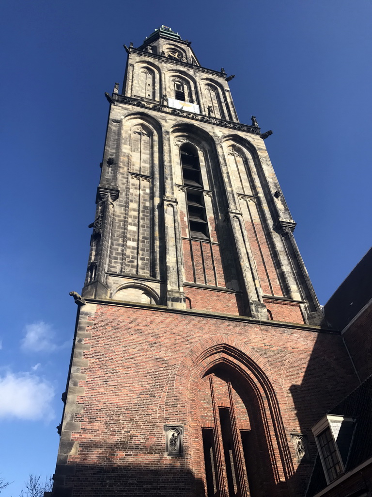 The Martinitoren tower, viewed from the Grote Markt square