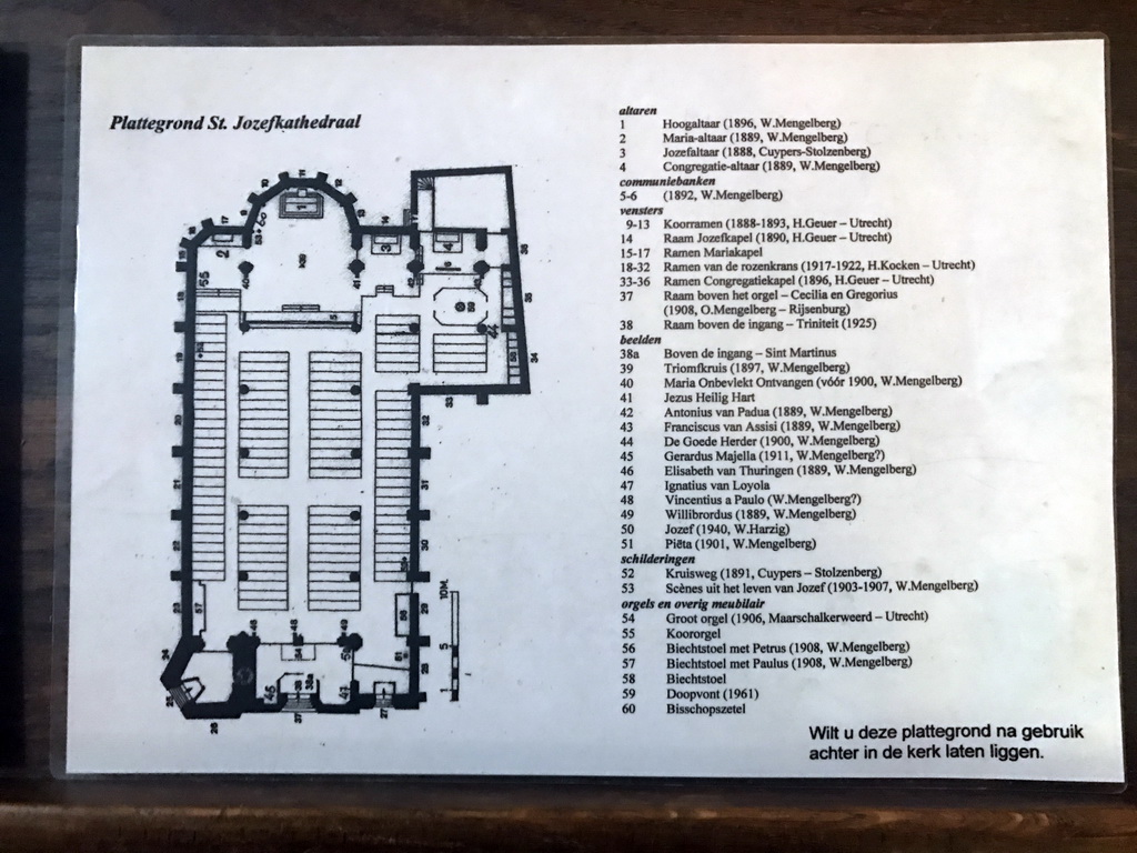 Map of the Sint-Jozefkerk church