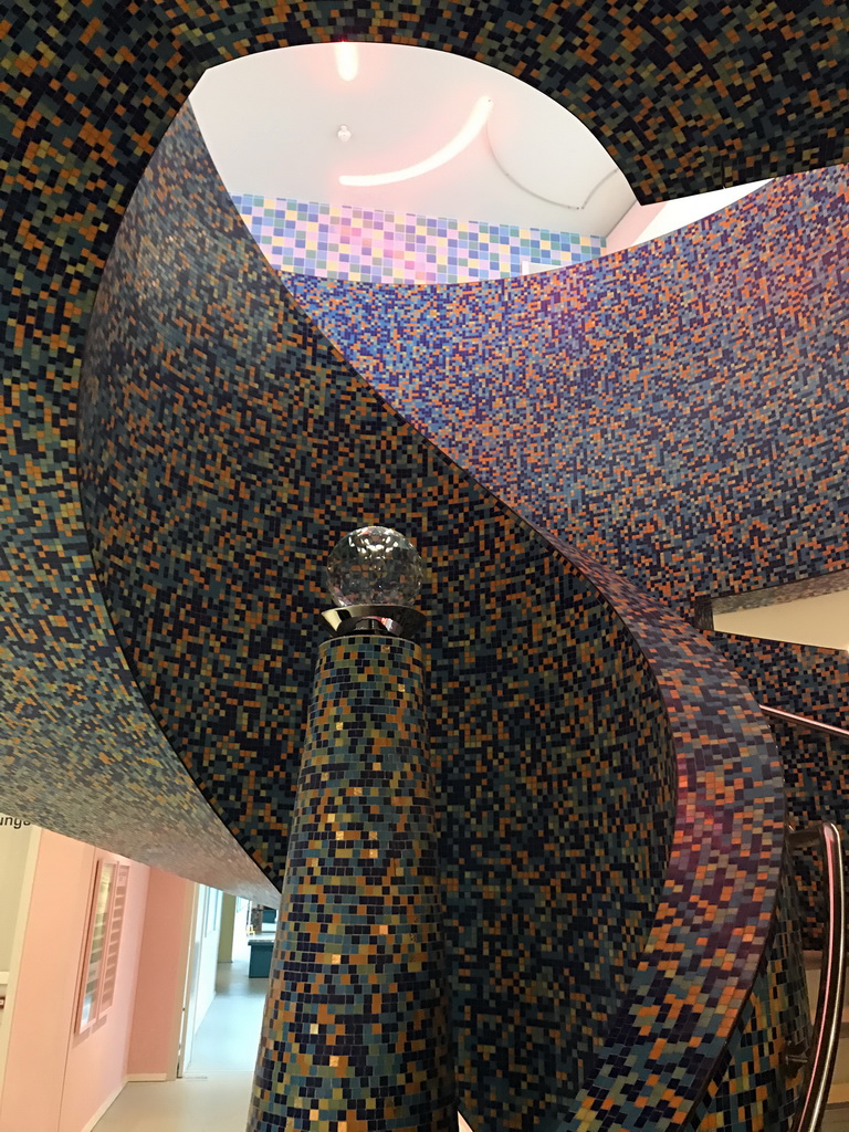 Central staircase at the Lower Floor of the Groninger Museum