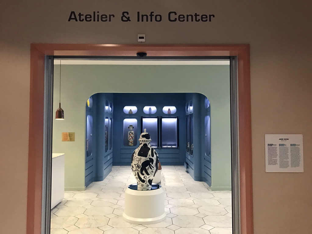 Vase in the Atelier at the Lower Floor of the Groninger Museum, with explanation