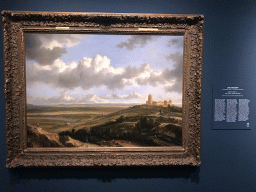 Painting `View of Kleve` by Jan Hackaert, at the Lower Floor of the Groninger Museum, with explanation