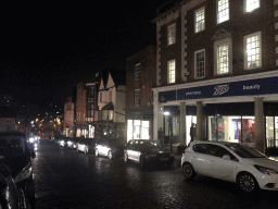 The west side of High Street, by night