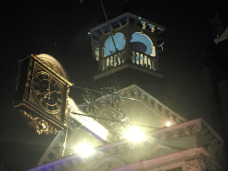 Tower and Clock of the Guildhall, by night