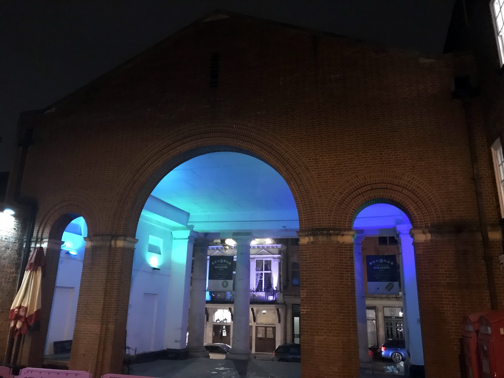 Back side of the Tunsgate Arch, by night