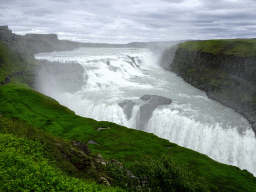 The Gullfoss waterfall, viewed from the lower viewpoint