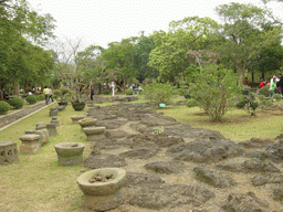 Volcanic rock ground at the Hainan Volcano Park