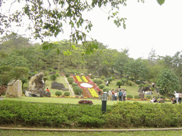 Front of Mt. Fengluling volcano crater at the Hainan Volcano Park