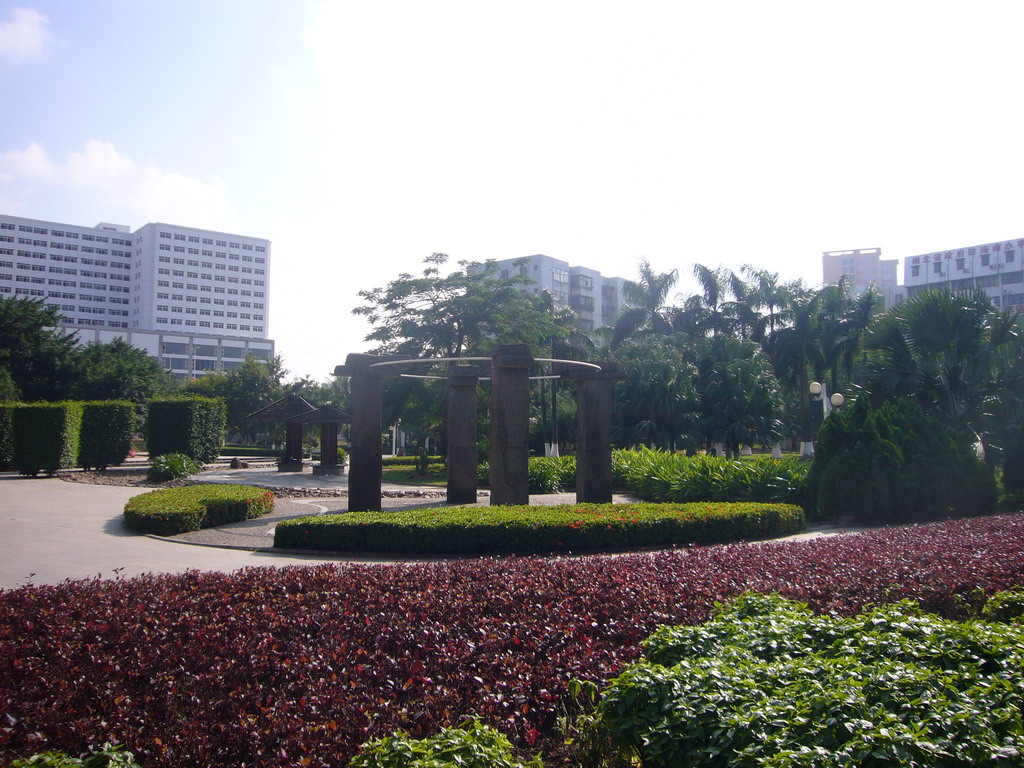 Pavilion at a park in the city center