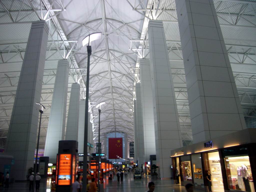 Departure Hall of Guangzhou Baiyun International Airport