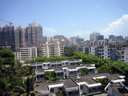 View from the window of the apartment of Miaomiao`s parents