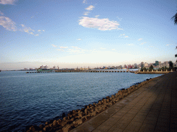 Harbour and skyline of Haikou