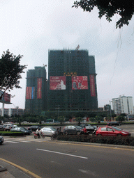 Apartment building under construction, at Longkun South Road