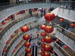 Shopping mall in the city center