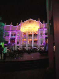 Front of the Haikou Qilou Snack Street, by night