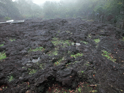 Volcanic rock ground at the Hainan Volcano Park