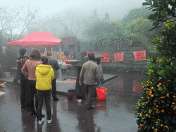 The Holy Temple of Volcano, at the Mt. Fengluling volcano crater at the Hainan Volcano Park