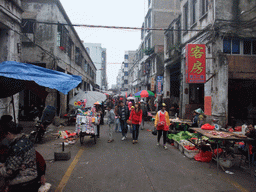 Old shopping street in the city center