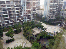 View from our room in the apartment of Miaomiao`s parents