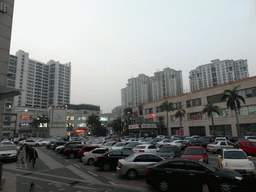 Parking lot of the Carrefour shopping mall at Longhua Road