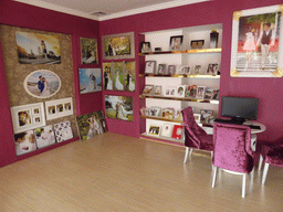 Interior of the lobby of the photo studio in the city center