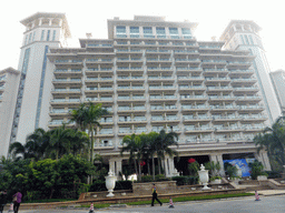 Front of the hotel at the Mission Hills Golf Resort Haikou