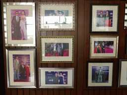 Photographs of famous people that visited the Mission Hills Golf Resort Haikou