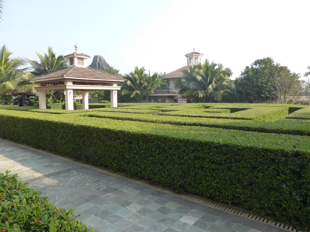 Labyrinth at the Mission Hills Golf Resort Haikou