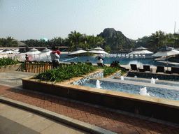 Swimming pool at the Mission Hills Golf Resort Haikou