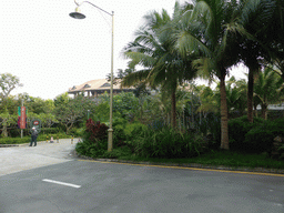 Road leading to the spa at the Mission Hills Golf Resort Haikou