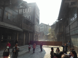 Closed road from 1942 Street to Socialism Street at the Feng Xiaogang Movie Theme Town