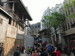 Staircase at 1942 Street at the Feng Xiaogang Movie Theme Town