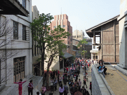 1942 Street at the Feng Xiaogang Movie Theme Town, viewed from the top of the staircase